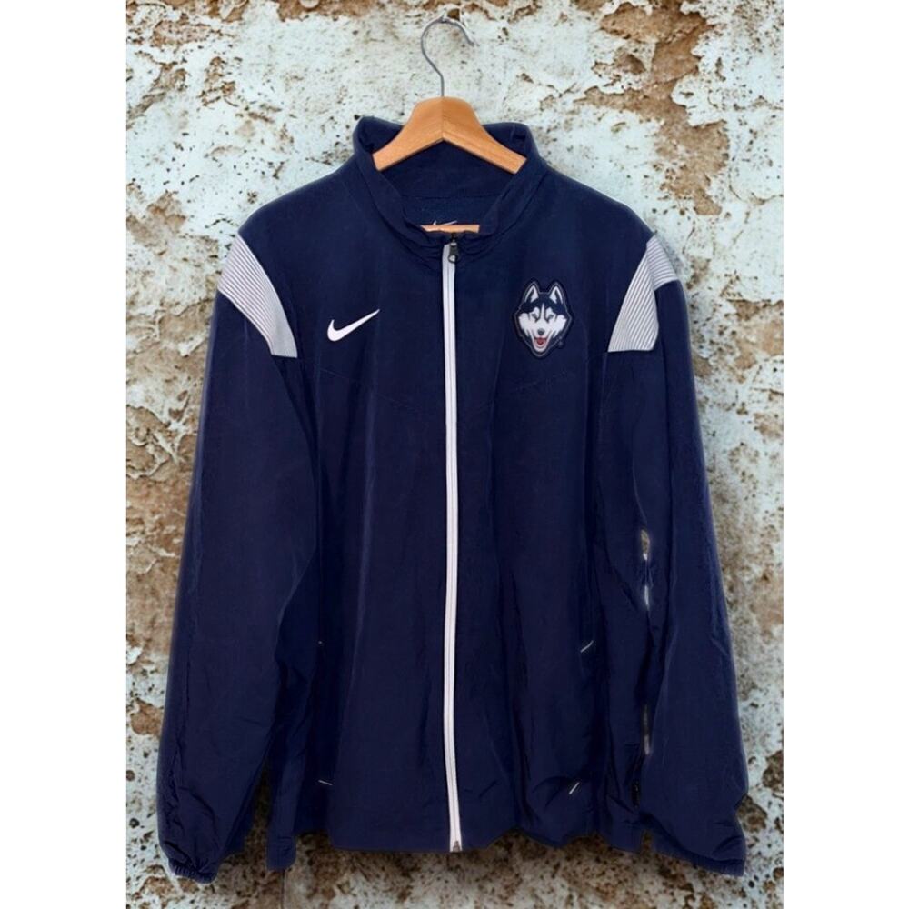 UConn Huskies Nike Player Issued Windbreaker Jacket Men’s XL #43 NCAA Basketball - Picture 9 of 11